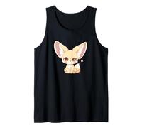 Womens Girls Kids Anime Chibi Kawaii Fennec Fox Lover Débardeur