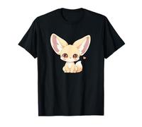Womens Girls Kids Anime Chibi Kawaii Fennec Fox Lover T-Shirt