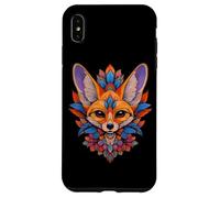 Womens Girls Kids Colorful Mandala Fennec Fox Lover Coque pour iPhone XS Max