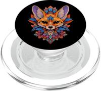 Womens Girls Kids Colorful Mandala Fennec Fox Lover PopSockets PopGrip pour MagSafe
