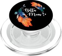 Womens Girls Kids Cute Pet Betta Fish Lover Betta Mom PopSockets PopGrip pour MagSafe