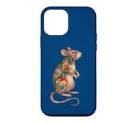 Womens Girls Kids Multicolored Folk Art Pet Rat Lover Coque pour iPhone 12 Mini