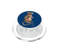 Womens Girls Kids Multicolored Folk Art Pet Rat Lover PopSockets PopGrip pour MagSafe