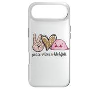 Womens Girls Kids Peace Love Meme Blobfish Lover Coque pour iPhone Air