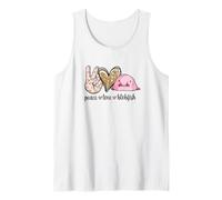Womens Girls Kids Peace Love Meme Blobfish Lover Débardeur