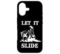 Womens Girls Let It Slide Sliding Stop Reining Horse Lover Coque pour iPhone 17