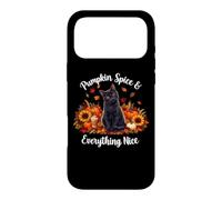 Womens Girls Moms Fall PSL Pumpkin Spice Black Cat Lover Coque pour iPhone 17 Pro Max