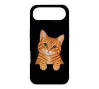 Womens Girls Moms Orange Cat Energy Pocket Tabby Cat Lover Coque pour iPhone Air