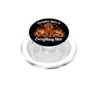 Womens Girls Moms Pumpkin Spice Nice Ruby Cavalier Dog Lover PopSockets PopGrip pour MagSafe
