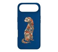 Womens Girls Multicolored Floral Folk Art Ferret Lover Coque pour iPhone Air