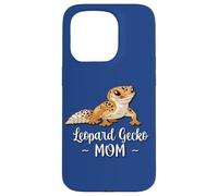 Womens Girls Reptile Happy Cartoon Mom Leopard Gecko Lover Coque pour iPhone 15 Pro