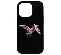Womens Girls Sugar Skull Muertos Pterodactyl Pterosaur Lover Coque pour iPhone 13 Pro