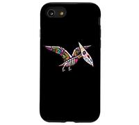 Womens Girls Sugar Skull Muertos Pterodactyl Pterosaur Lover Coque pour iPhone SE (2020) / 7/8