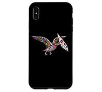 Womens Girls Sugar Skull Muertos Pterodactyl Pterosaur Lover Coque pour iPhone XS Max