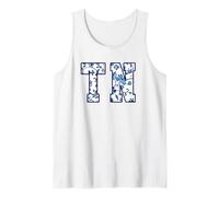 Women's Girls Tennessee Vintage Wildflowers Graphic Print Débardeur