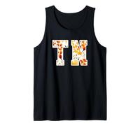 Women's Girls TN Tennessee Floral Fall Spice Print Débardeur