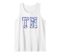 Women's Girls Vintage Wildflower Tennessee TN Print Débardeur