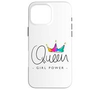 Women's Girls World Queen Graphic Design Tshirt, Queen Style Coque pour iPhone 16 Pro Max