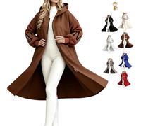 Women's Hooded Long Sleeve Knitted Sleeves Patchwork Casual Jacket