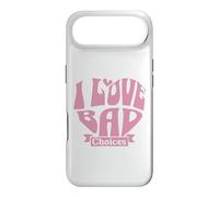 Womens I Love Bad Choices Ironic Heart Coque pour iPhone Air