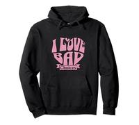 Womens I Love Bad Choices Ironic Heart Sweat à Capuche