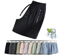 Women's Ice Silk Quick Drying Stretch Shorts,Breathable Casual Drawstring Beach Shorts,Running Athletic Shorts