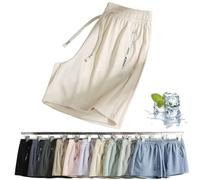 Women's Ice Silk Quick Drying Stretch Shorts,Breathable Casual Drawstring Beach Shorts,Running Athletic Shorts