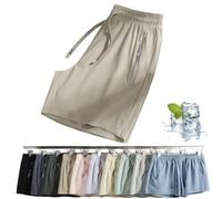 Women's Ice Silk Quick Drying Stretch Shorts,Breathable Casual Drawstring Beach Shorts,Running Athletic Shorts