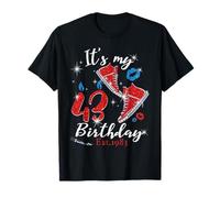 Womens It’s My 43rd Birthday Sneakers Est 1983 43 Years Old T-Shirt