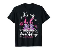 Womens It’s My 46th Birthday Sneakers Est 1980 46 Years Old T-Shirt