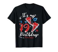 Womens It’s My 79th Birthday Sneakers Est 1947 79 Years Old T-Shirt