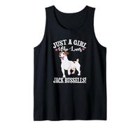 Womens Just A Girl Who Loves Jack Russell Terriers Lover Débardeur