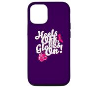 Womens Kickboxer Boxing: Heels Off, Gloves on Coque pour iPhone 12/12 Pro