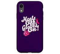 Womens Kickboxer Boxing: Heels Off, Gloves on Coque pour iPhone XR