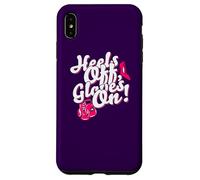 Womens Kickboxer Boxing: Heels Off, Gloves on Coque pour iPhone XS Max