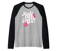 Womens Kickboxer Boxing: Heels Off, Gloves on Manche Raglan