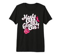 Womens Kickboxer Boxing: Heels Off, Gloves on T-Shirt Haut de Gamme