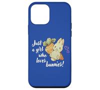 Womens Kids Chibi Just A Girl Who Loves Bunnies Bunny Lover Coque pour iPhone 12 Mini