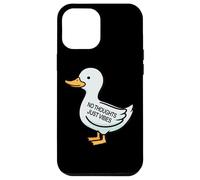 Womens Kids Funny No Thoughts Just Vibes Duck Lover Coque pour iPhone 12 Pro Max