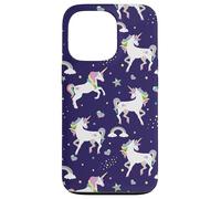 Womens Kids Girls Pretty Unicorn Pattern Coque pour iPhone 13 Pro
