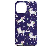 Womens Kids Girls Pretty Unicorn Pattern Coque pour iPhone 13 Pro Max