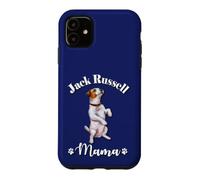 Womens Kids Watercolor Begging Jack Russell Terrier Mama Coque pour iPhone 11