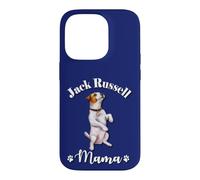 Womens Kids Watercolor Begging Jack Russell Terrier Mama Coque pour iPhone 14 Pro