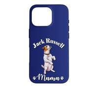Womens Kids Watercolor Begging Jack Russell Terrier Mama Coque pour iPhone 16 Pro