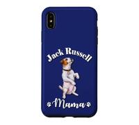 Womens Kids Watercolor Begging Jack Russell Terrier Mama Coque pour iPhone XS Max