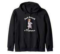 Womens Kids Watercolor Begging Jack Russell Terrier Mama Sweat à Capuche