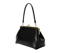 Womens Large Kiss Lock Shoulder Bag - 12.2x9.84x7.48-Inch Premium PU Leather Tote Handbag | Versatile Medium Messenger And Clutch Evening Purse For Work, Shopping, And Travel