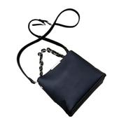 Women's Leather Fashion Senior Small Fresh Chain Bucket Bag Shoulder Crossbody Handbag Tote Bags For Women(Black)