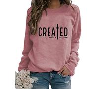 Womens Let Me Tell You About My Jesus Sweatshirts Christian Letter Graphic Pullover Long Sleeve Lightweight Tops