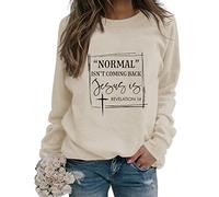 Womens Let Me Tell You About My Jesus Sweatshirts Christian Letter Graphic Pullover Long Sleeve Lightweight Tops